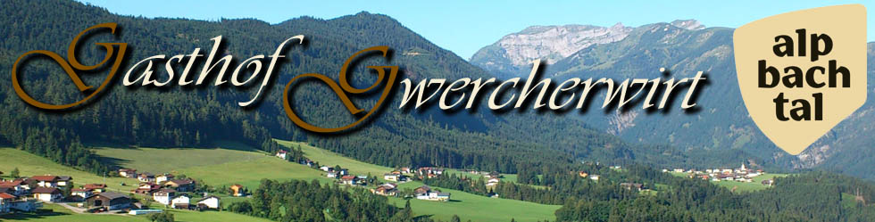 Gasthaus Gasthof Gwercherwirt in Brandenberg im Alpbachtal Seenland Tirol